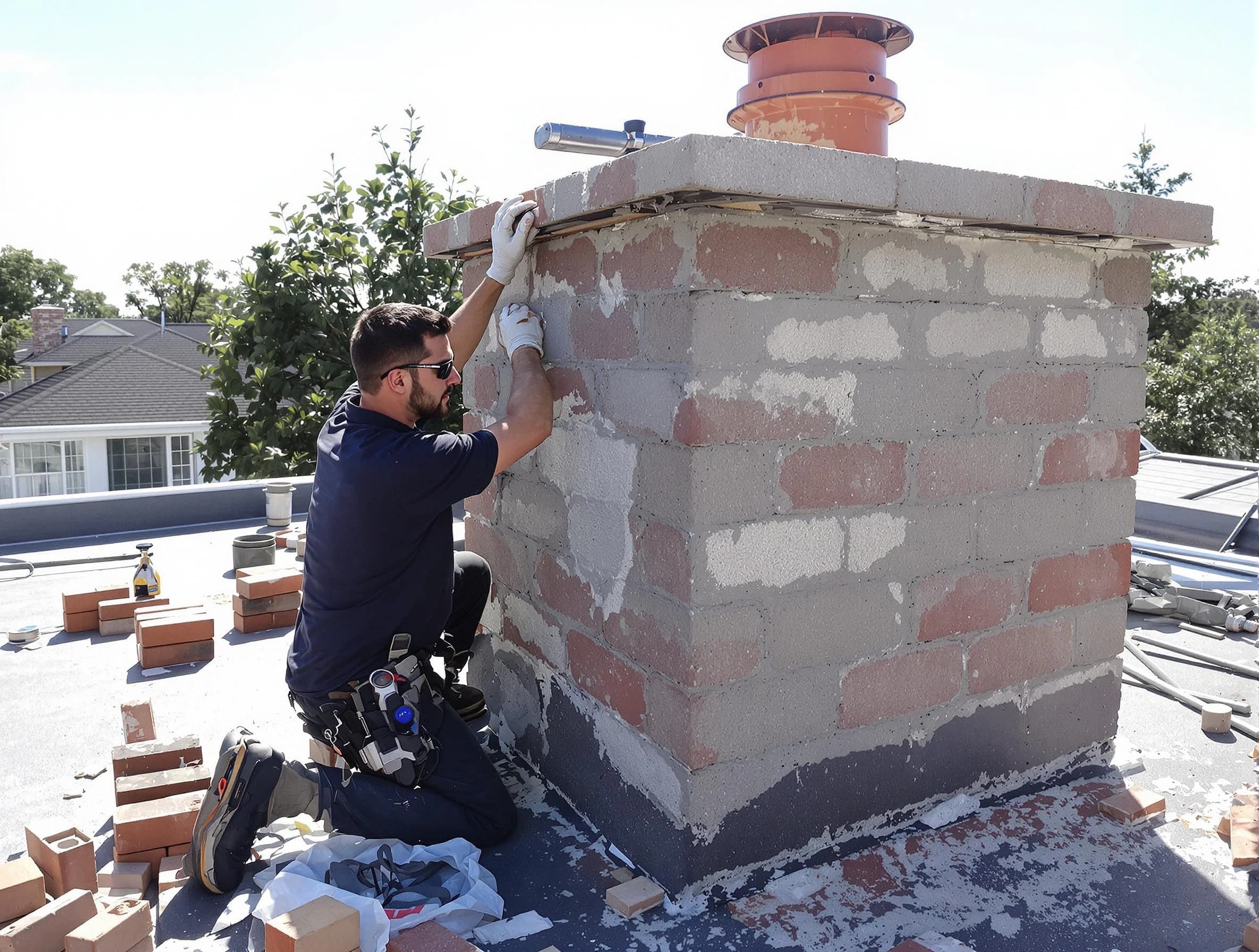 Advanced chimney repair process by Westminster Chimney Sweep in Westminster, CO