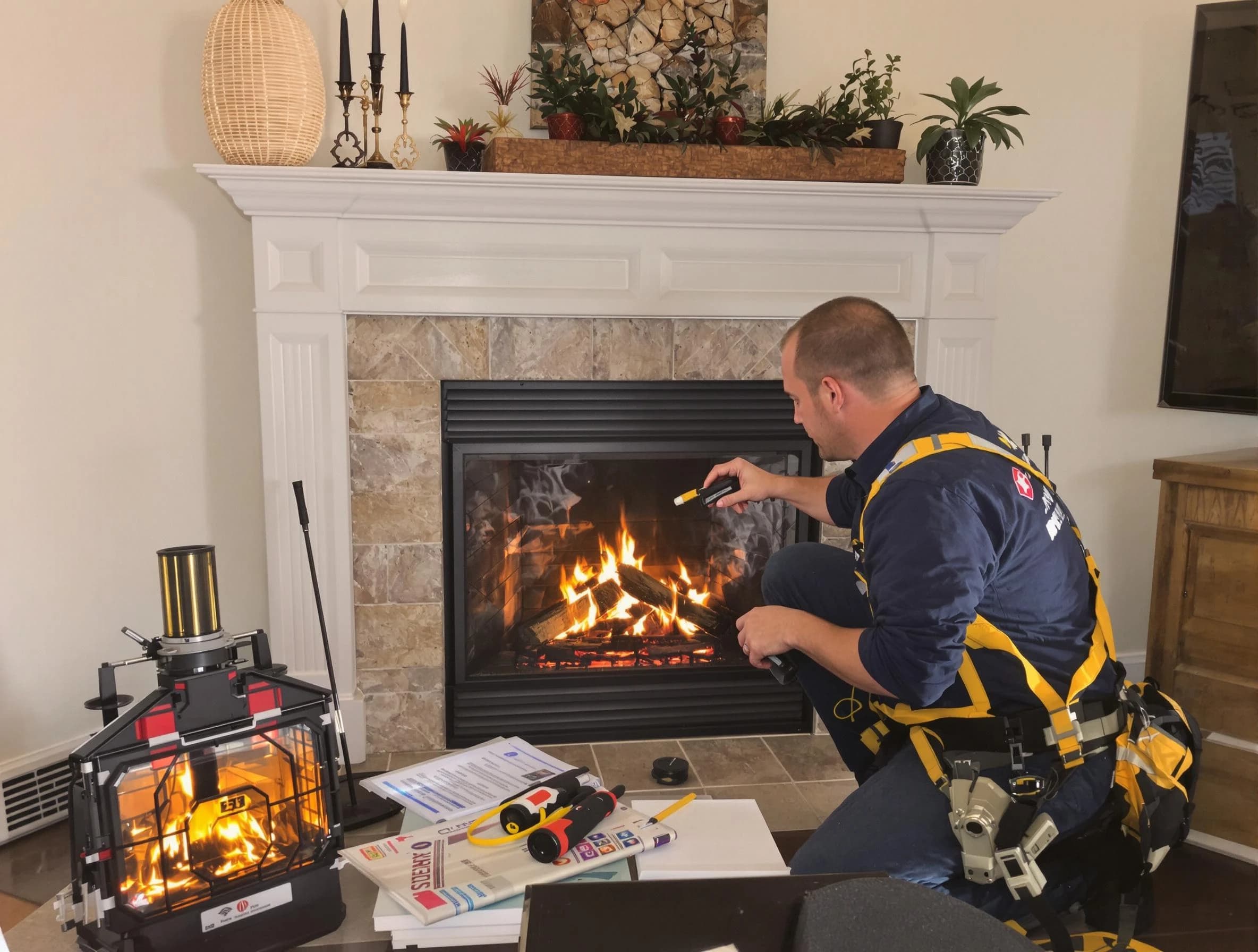 Safety-focused fireplace inspection by Westminster Chimney Sweep in Westminster, CO