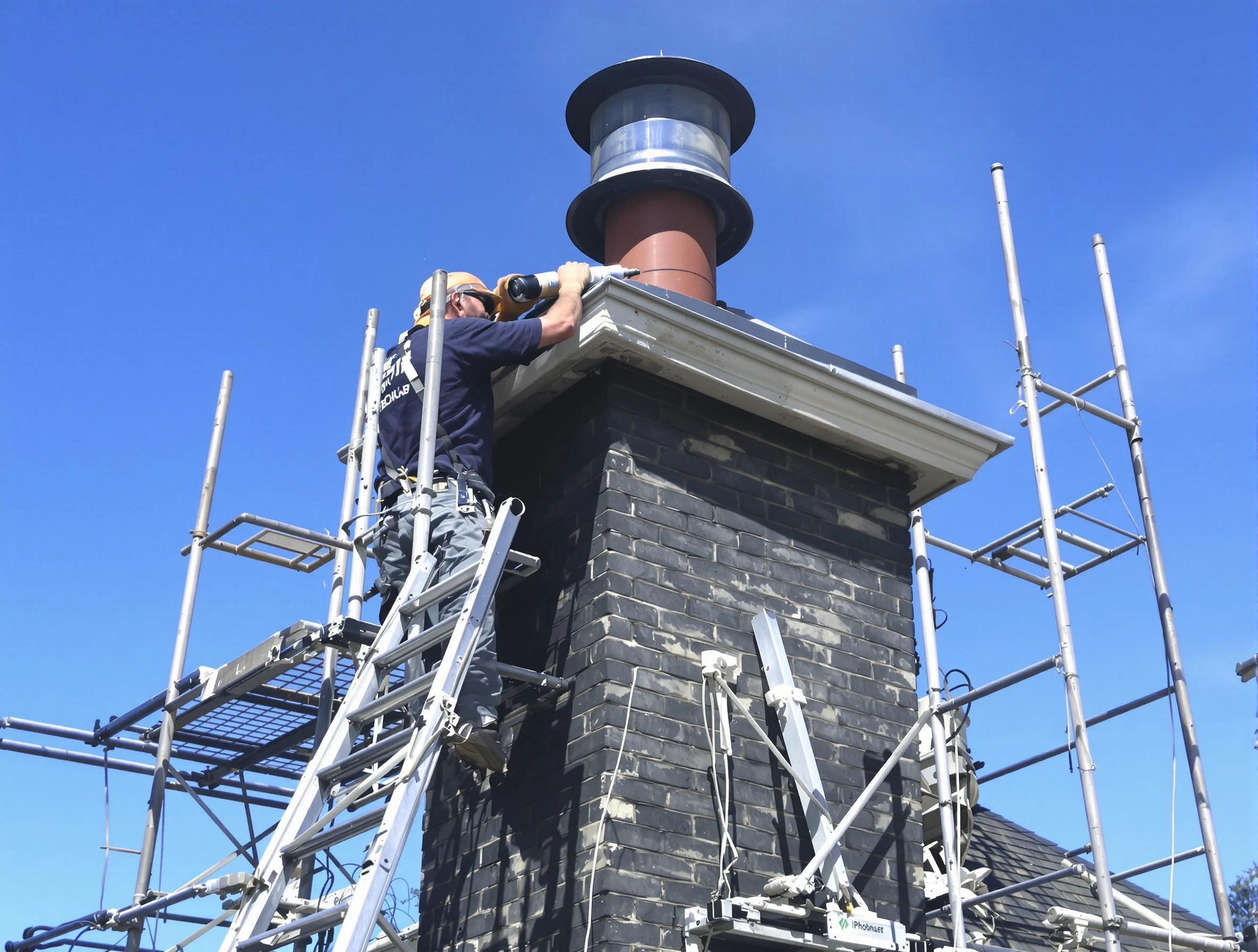 Sturdy chimney crown finished by Westminster Chimney Sweep in Westminster, CO