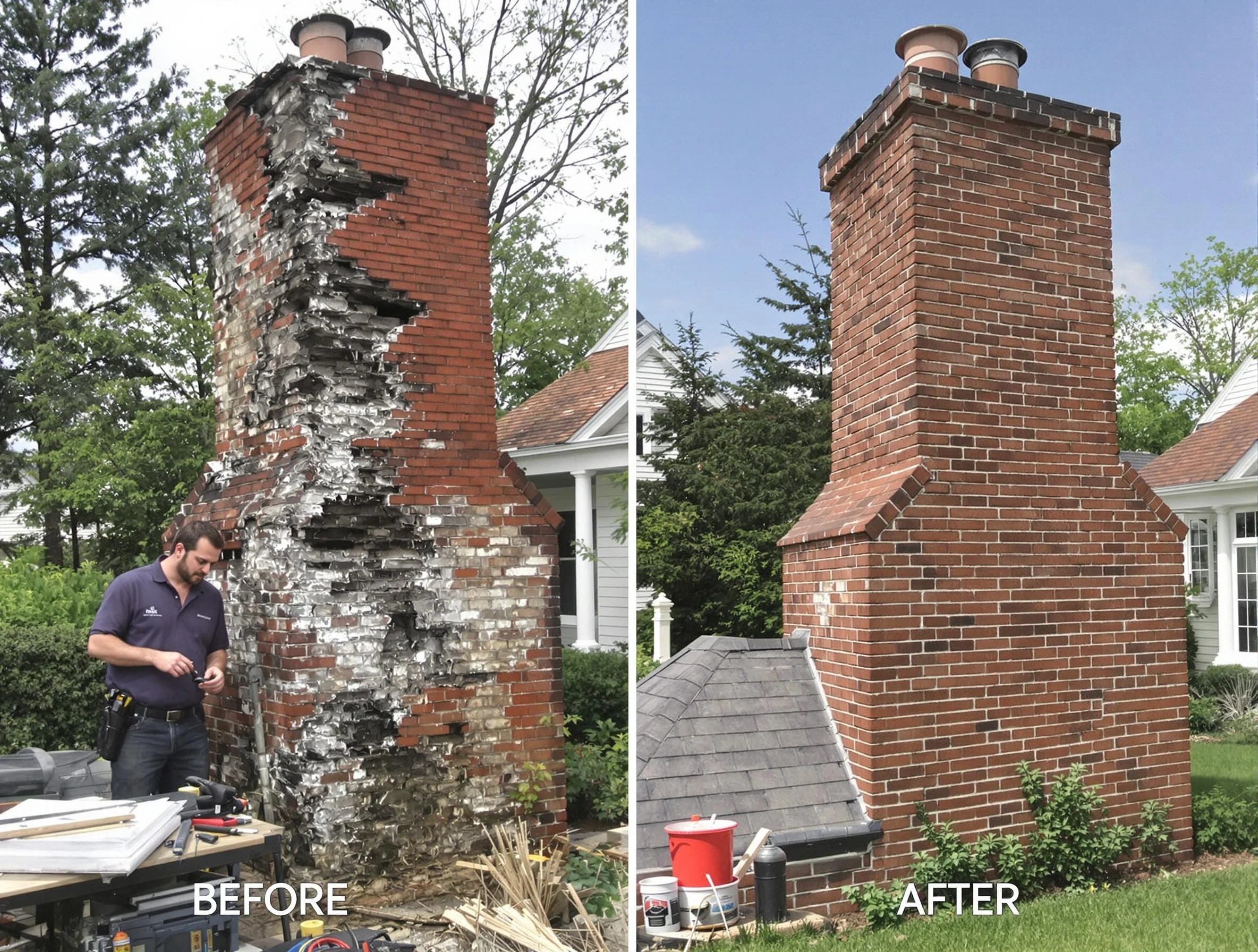 Westminster Chimney Sweep performing a full chimney restoration in Westminster, CO
